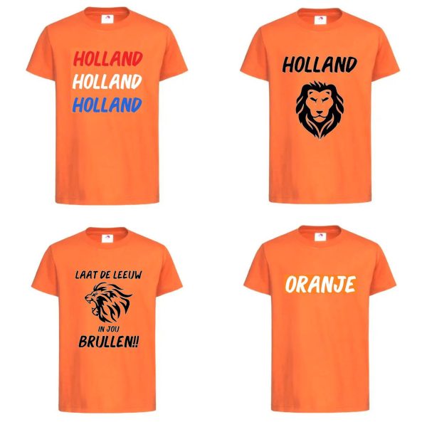 T-shirt met leuke EK tekst/print