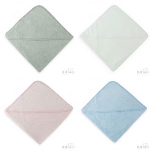 HT10 100% katoenen (badstof) badcape in 4 lieve kleurtjes.