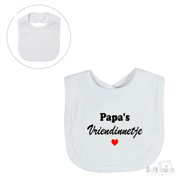 P4620 Witte slabber "Papa's vriendinnetje" - Afbeelding 3