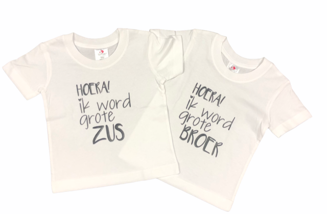Ik word grote zus shirt 2025 hema